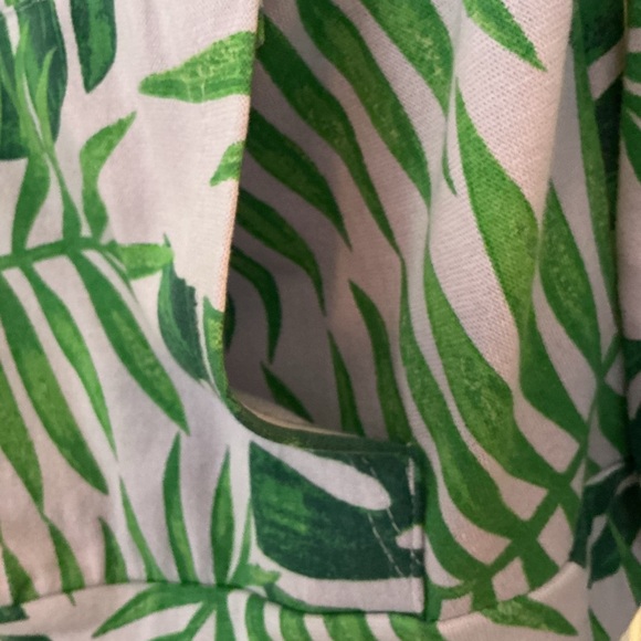Never worn! Southern Spirit Green Leaf Print Terry Hoodie Size Small NWOT - Picture 6 of 6